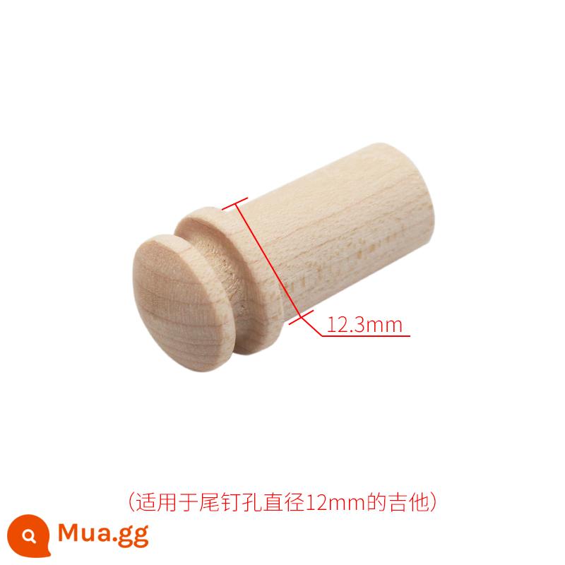 Dân Gian Hộp Điện Acoustic 12 Mm Gỗ Đuôi Cắm Móng Bán Đuôi Lỗ Chuyên Dụng Cho Bé Túi Nút Nút Gỗ Mun - 12mm phong