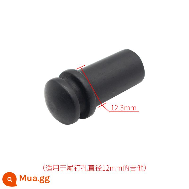 Dân Gian Hộp Điện Acoustic 12 Mm Gỗ Đuôi Cắm Móng Bán Đuôi Lỗ Chuyên Dụng Cho Bé Túi Nút Nút Gỗ Mun - 12mm gỗ mun