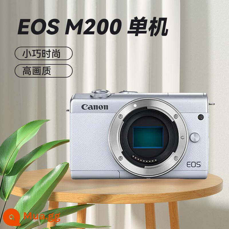 Canon M200 Mục Từ Cấp Micro Ống Nhòm Máy Ảnh Kỹ Thuật Số 15-45Mm Bộ Nhà HD Chụp Ảnh Du Lịch Sinh Viên M50 - Thân đơn màu trắng