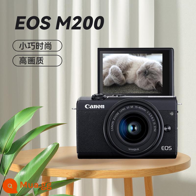 Canon M200 Mục Từ Cấp Micro Ống Nhòm Máy Ảnh Kỹ Thuật Số 15-45Mm Bộ Nhà HD Chụp Ảnh Du Lịch Sinh Viên M50 - bộ màu đen