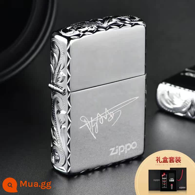 Bật lửa pZPPO1 Zhibao nam chính hãng zioop khắc đá đen zpo tùy chỉnh khắc chữ I word official website giới hạn chính hãng - Khắc Đá Bạc-Khắc Logo-Chữ Ký Theo Yêu Cầu Liên Hệ Dịch Vụ Khách Hàng (Bộ Hộp Quà Tặng)