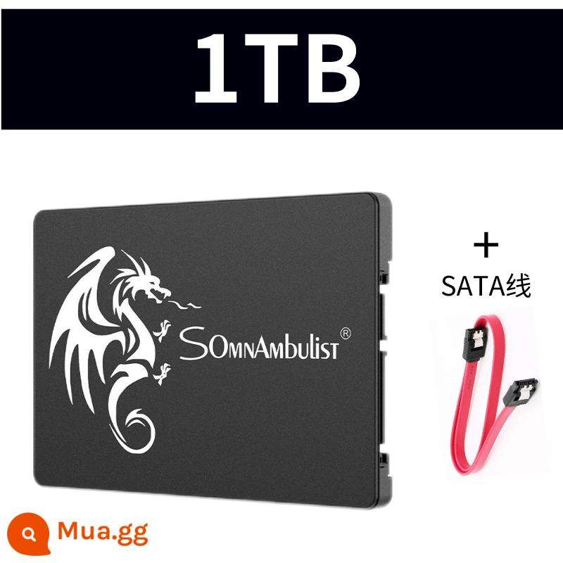 Ổ cứng thể rắn SSD 128G256G512G1T máy tính xách tay để bàn đa năng 2,5 inch Giao diện SATA3 mới - Cáp SATA3.0-1TB+SATA