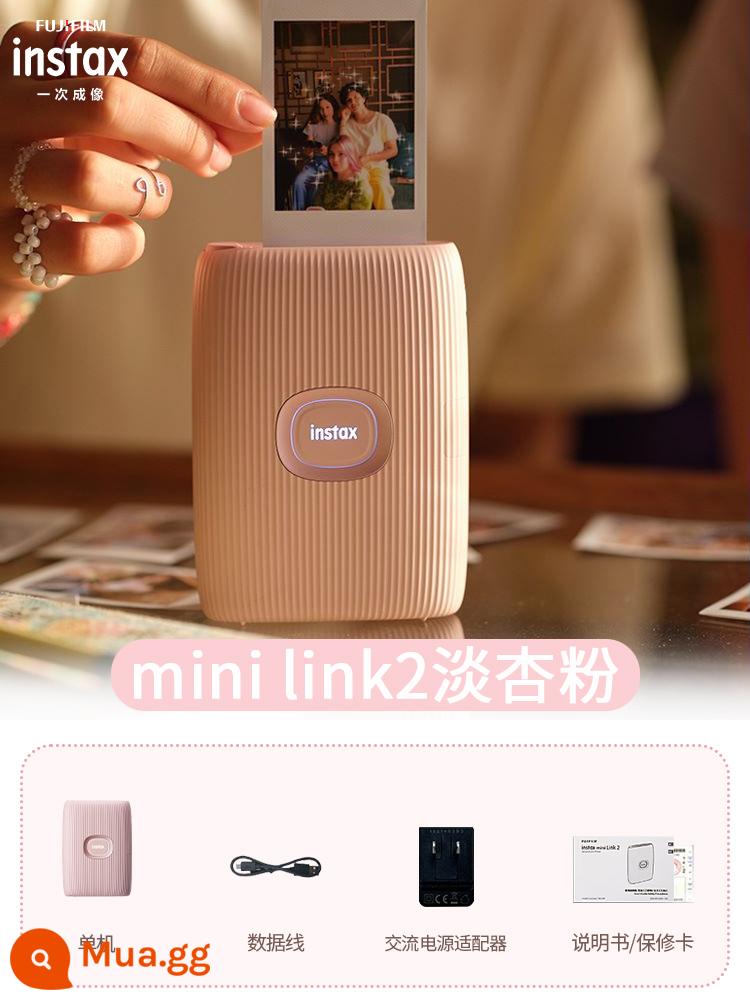 Fuji instax Polaroid mini xách tay Link2 điện thoại di động ảnh máy in ảnh đánh lừa phim rộng - link2Bột quả mơ nhẹ Đăng ảnh nhận túi đựng Fuji