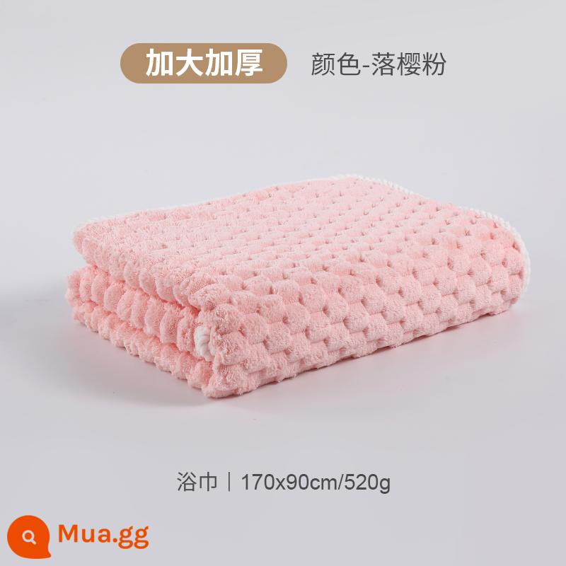 2023 bộ ba mảnh và khăn tắm nam nữ mới thấm hút nước nhanh hơn cotton nguyên chất và không đổ lông - (Hồng Anh Đào) Khăn Tắm Cực Lớn