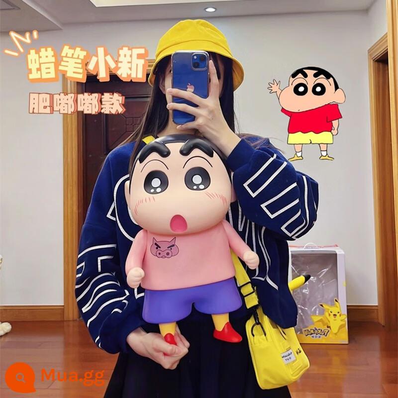 1:1 Crayon Shin-Chan Mô Hình Mô Hình Đồ Chơi Mô Hình Búp Bê Hợp Thời Trang Chơi Bộ Quà Tặng Đầu Giường Trang Trí Quà Tặng Sinh Nhật - Tiểu Tâm Hồng-42cm