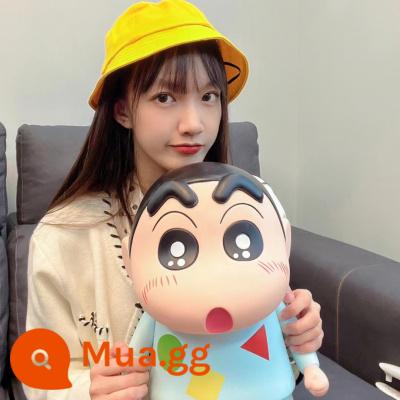 1:1 Crayon Shin-Chan Mô Hình Mô Hình Đồ Chơi Mô Hình Búp Bê Hợp Thời Trang Chơi Bộ Quà Tặng Đầu Giường Trang Trí Quà Tặng Sinh Nhật - Bộ đồ ngủ xanh Shin-chan-42cm (có mũ)