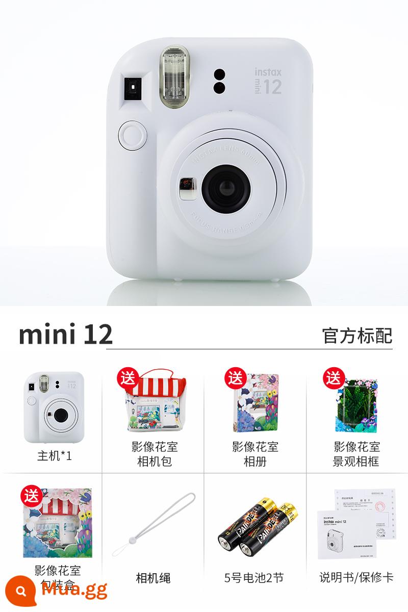 Máy ảnh lấy liền Fujifilm mini12 Máy chụp ảnh lấy liền mini7+ mini 11 - mini12 lài trắng