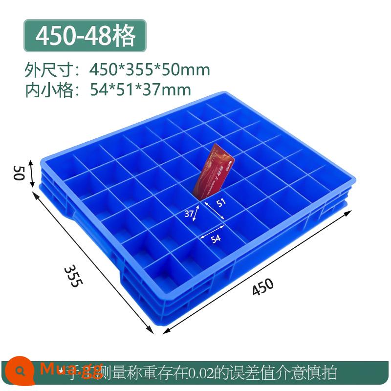 Ngăn nhựa đựng các bộ phận hộp phân loại phần cứng công cụ vít doanh thu hộp phân loại hộp để bàn hình chữ nhật - 450 loạt-48 lưới