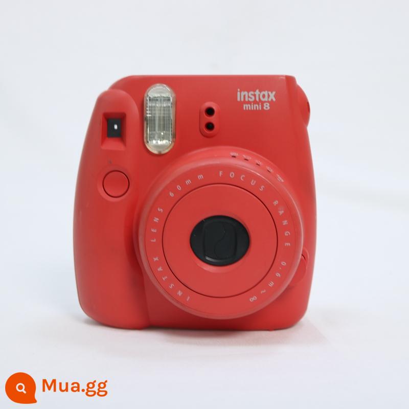 Polaroid mini7S đã qua sử dụng liền mini115 inch rộng 210 Fujifilm mini9 - mini8 lớn màu đỏ + vỏ bảo vệ pha lê + pin (9 cái mới)