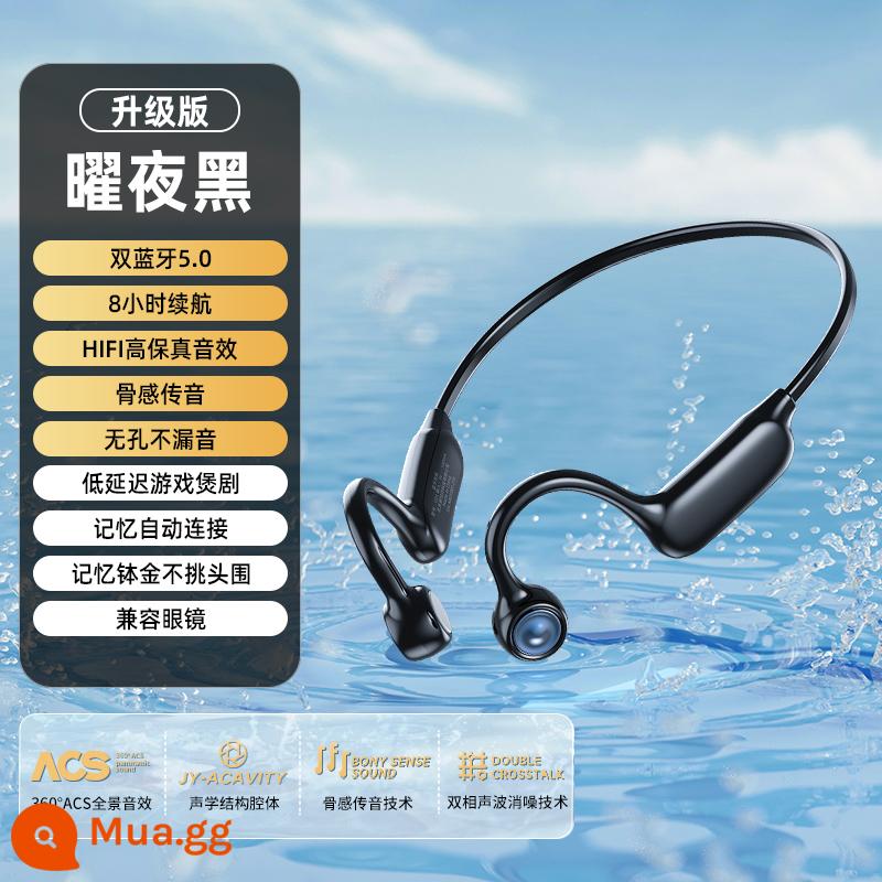 Tai Nghe Bluetooth Dẫn Truyền Xương Chân Thật Yêu Nước 2023 Mới Không Dây Thể Thao Đặc Biệt Không Treo Trong Tai Cảm Giác Không Khí - Qu Yehei [phiên bản nâng cấp] thoải mái và không bị rò rỉ âm thanh, chất lượng âm thanh độ phân giải cao Bluetooth 5.1+.