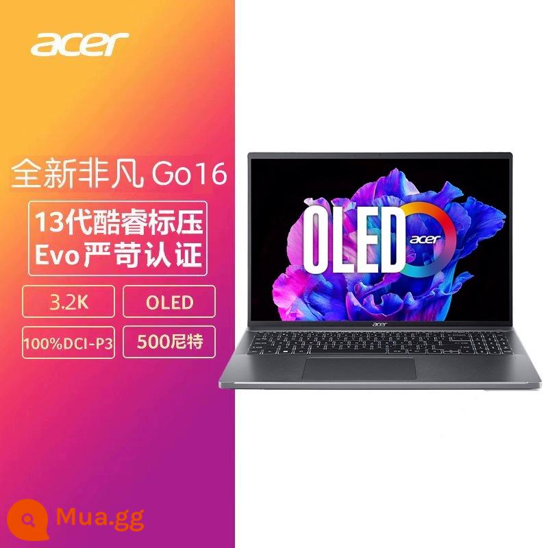 Acer/Acer Bộ xử lý trẻ trung huyền thoại Ryzen R5 7000 Máy tính xách tay di động mỏng văn phòng 15,6 inch dành cho nữ và sinh viên đại học - Màn hình OLED 16 inch i5-13500H 3.2K 120Hz màu xám