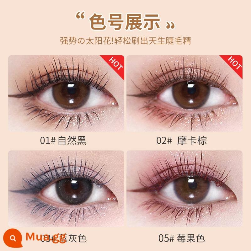 Mascara chống thấm nước, dày, lâu trôi, không lem, làm cong, chuốt mi mỏng cho nữ - [Lưu ý khi đặt hàng hai sản phẩm tùy chọn]