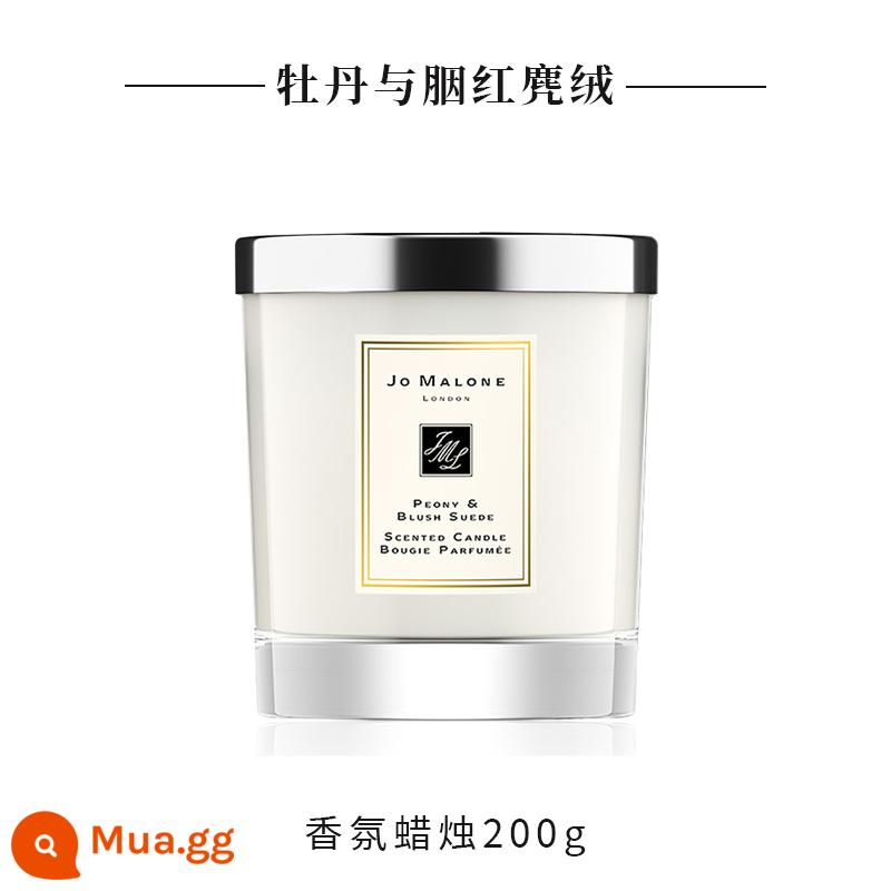 Jo Malone Jo Malone nến thơm người giữ ngọn nến Jo Malone nhà trong nhà hương thơm lâu dài hộp quà tặng sinh nhật - Hoa mẫu đơn và má hồng da lộn 200g + hộp quà + túi xách tay