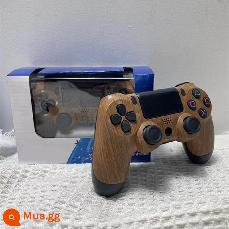 Tay cầm ps4 pc phiên bản máy tính bluetooth không dây rung hơi nước Android Apple điện thoại di động máy tính bảng bảng điều khiển trò chơi đa năng - [Hạt gỗ] Phiên bản Bluetooth 5.0 hàng đầu