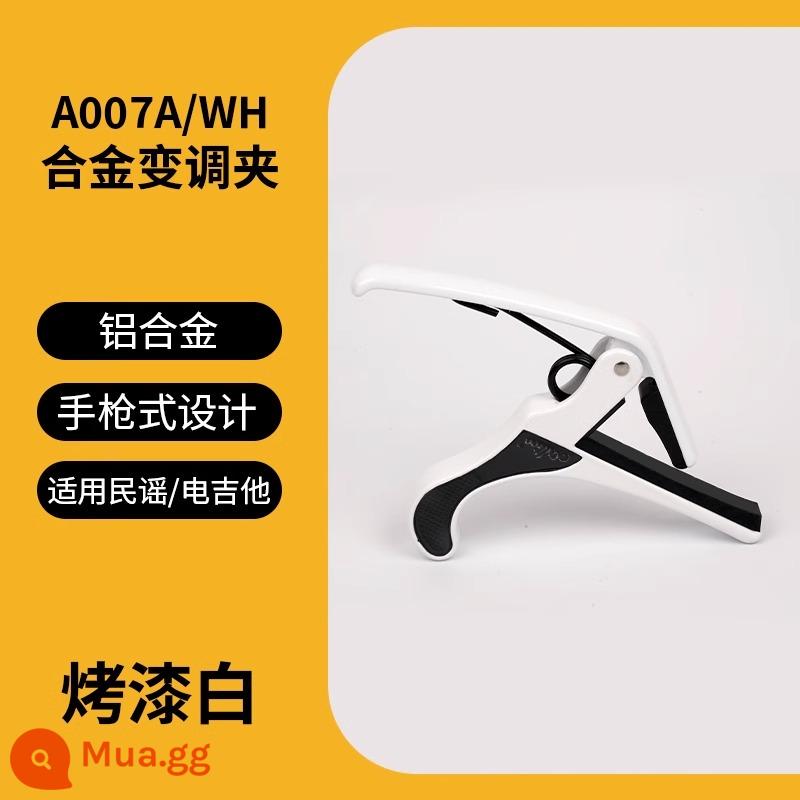 Alice Alice Đàn Guitar Capo Yamaha Dân Gian Cổ Điển Bakelite Đa Năng Phím Đàn Kẹp Phụ Kiện Kim Loại - A007A/WH[sơn trắng] đàn guitar dân gian/điện phổ thông