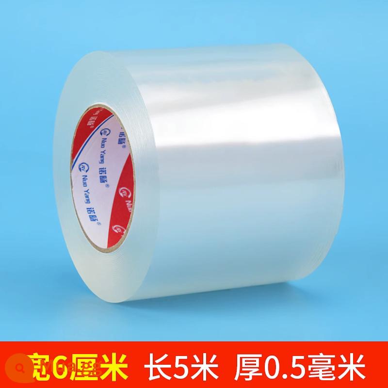 Băng keo chống thấm và chống nấm mốc nhà bếp, băng keo dán cạnh bếp nano một mặt chắc chắn, không dấu vết, trong suốt, dán mép hồ bơi, dán đường may đẹp, góc gạch phòng vệ sinh bồn rửa, mép dán chống rò rỉ, chống ẩm, chống va chạm - [Dày 0,5mm] rộng 60mm * dài 5 mét