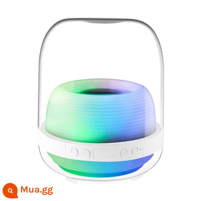 Loa Bluetooth không dây âm thanh nổi thế hệ thứ ba bằng kính Harman tương tự của Huaqiang North Manhattan Audio - [Trắng thế hệ thứ 4] Harman Crystal thế hệ thứ 4 cùng kiểu kết nối Bluetooth có thể cắm vào máy tính