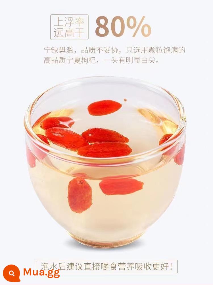 Ningxia Wolfberry 500g hạt lớn không rửa trà Wolfberry đỏ Wolfberry khô ngâm vòi râu rượu đóng hộp chăm sóc sức khỏe cao cấp - 250g dâu tây đỏ Ninh Hạ Zhongning