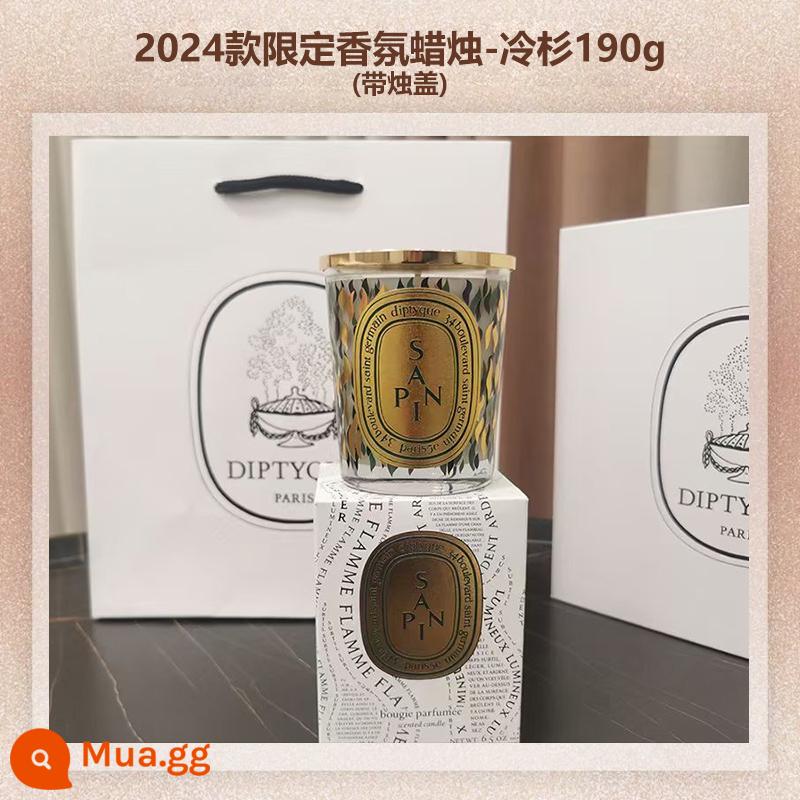 Diptyque Nến thơm Diptyque hốc lưu niệm đèn dầu thơm quà tặng sinh nhật Lễ Tình Nhân - [2023 Winter Limited] Fir 190g có vỏ kim loại