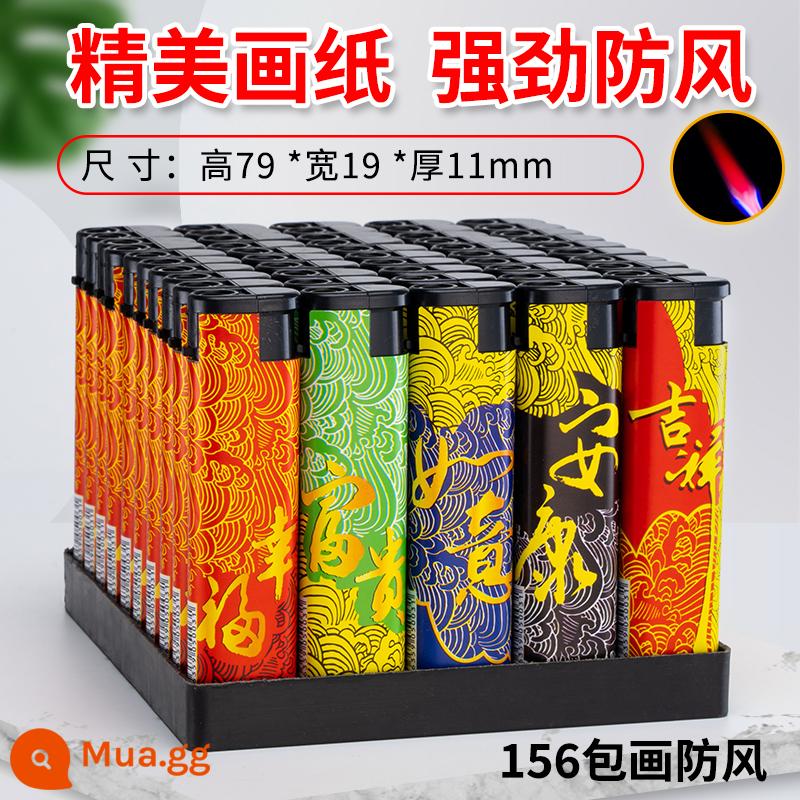 Bật lửa chống gió 50 giá rẻ, bền, dùng một lần, làm theo yêu cầu, làm theo yêu cầu thông thường, thương mại, bán hàng trực tiếp tại nhà máy, miễn phí vận chuyển đến siêu thị - chúc may mắn