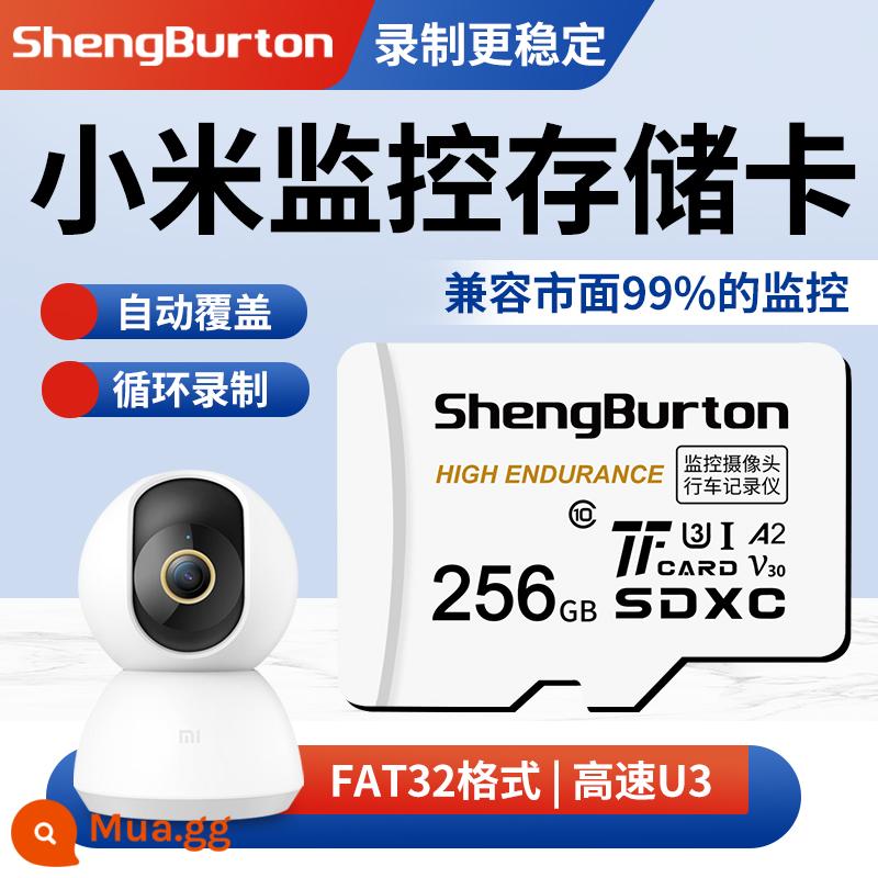 Thẻ nhớ chuyên dụng giám sát Xiaomi 128g thẻ nhớ camera gia đình 64g lưu trữ thẻ sd thẻ nhớ fat32 - [256G] Giám sát thẻ nhớ chuyên dụng ~ tốc độ cao và bền + đầu đọc thẻ miễn phí