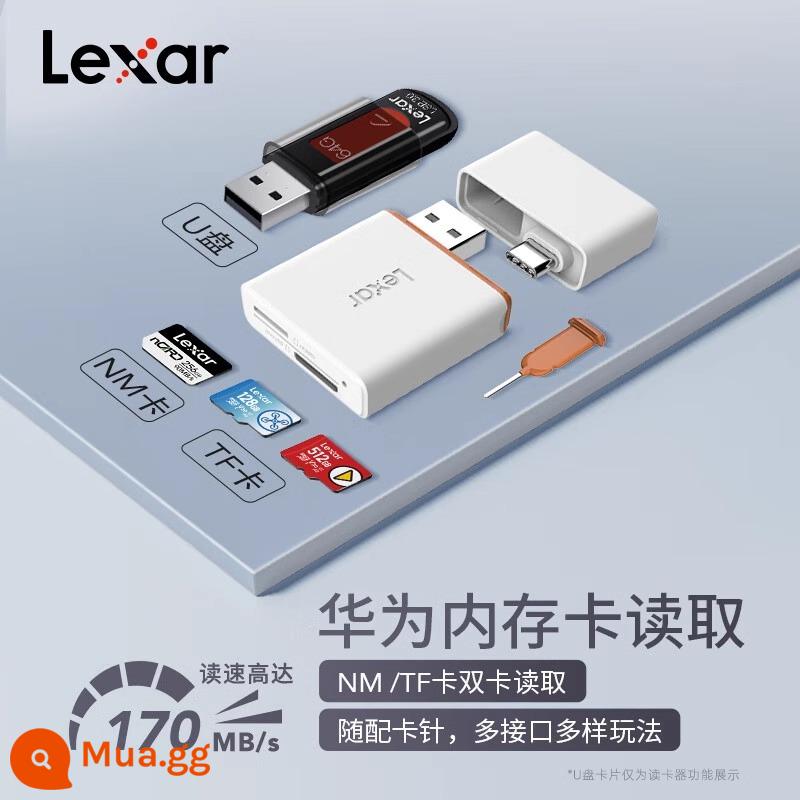 [Huawei] Mate/P series 60Pro thẻ nhớ đặc biệt Lexar 256GNM thẻ nhớ mở rộng điện thoại di động - Đầu đọc thẻ chuyên dụng cho thẻ Huawei NM