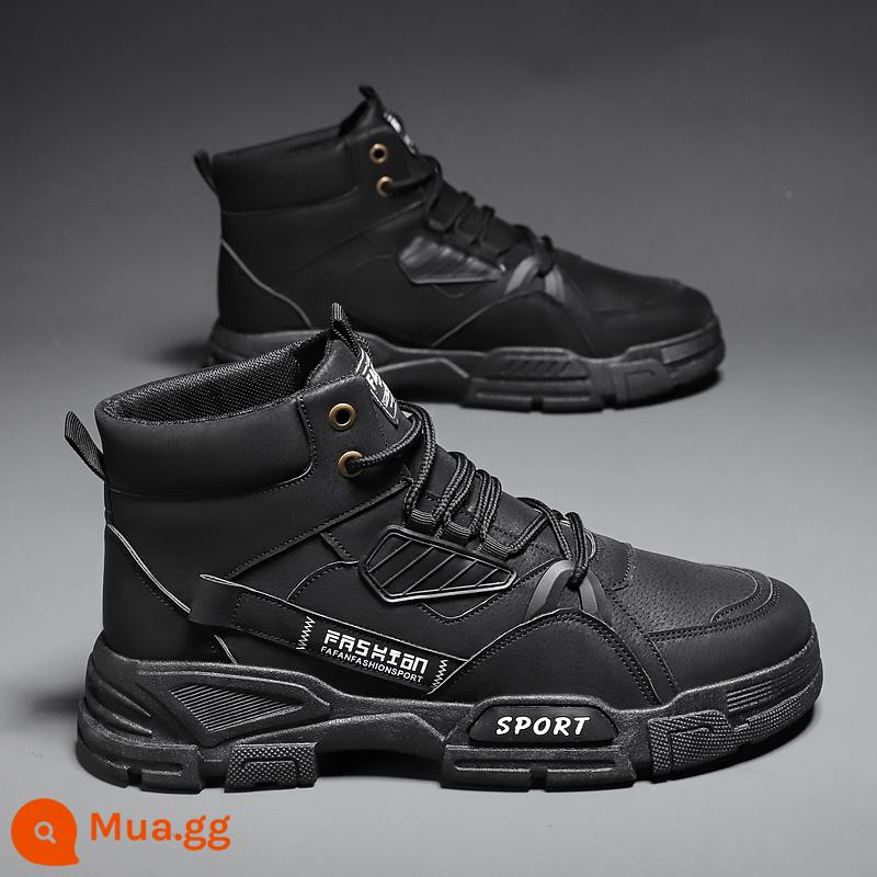 Martin Boots nam 2022 Mùa thu Mid -Tube Worker Short Boot - HY1616 màu đen