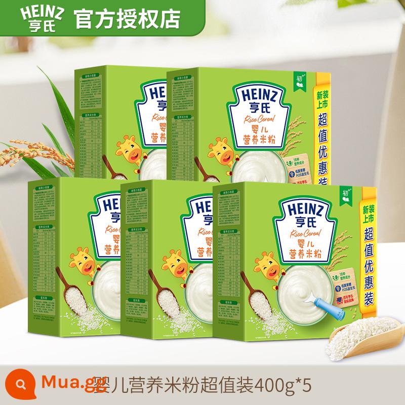 38 Hãy là người đầu tiên mua Ngũ cốc gạo trẻ em Heinz prebiotic FOS 400g sắt kẽm canxi ngũ cốc gạo dinh dưỡng trẻ em 6 tháng thực phẩm bổ sung - [5 hộp tiết kiệm chi phí hơn] Ngũ cốc dinh dưỡng cho trẻ sơ sinh 400g*5 hộp