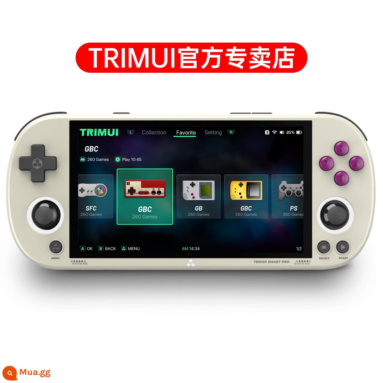 TRIMUI SMART PRO retro bảng điều khiển trò chơi mã nguồn mở bảng điều khiển cầm tay nỗi nhớ tuổi thơ PSP bảng điều khiển trò chơi cầm tay mô phỏng NDS GBA độ phân giải 1280*720 N64 Zhixun Douyin cùng mẫu - Xám | Chuẩn 8G | Không thẻ, không game + tài nguyên miễn phí