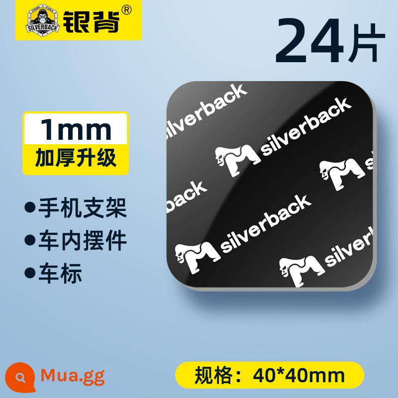 Chất kết dính hai mặt siêu bền xe có độ nhớt cao với miếng dán tường cố định không có dấu vết, chịu nhiệt độ cao, v.v. chất kết dính đặc biệt - Model nâng cấp dày hơn [40mm*40mm (24 miếng), được thiết kế đặc biệt để xử lý thời tiết nóng]