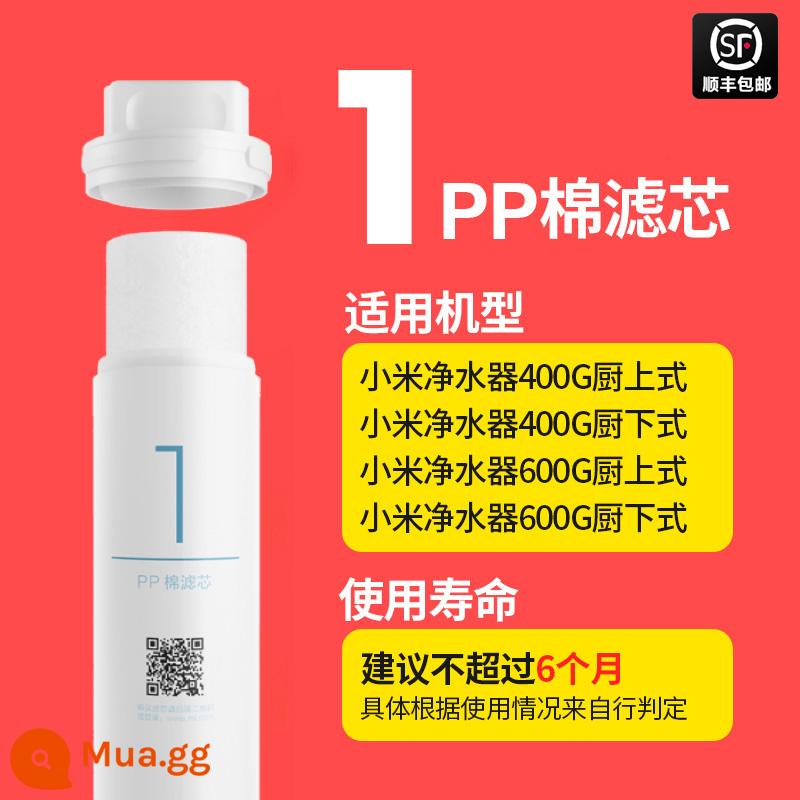 Lõi lọc máy lọc nước Millet 400G1 Số Bông PP than hoạt tính phía sau Số 2 RO thẩm thấu ngược 600G Bộ lọc 1a - [SF Express] Lõi lọc bông Xiaomi PP (Số 1)