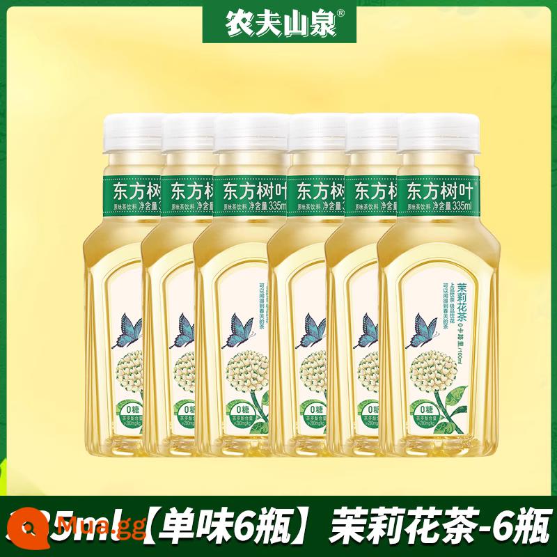 Nongfu Mùa xuân Lá phương Đông Trà hoa nhài Xanh Citrus Pu'er Trà Ô long Không đường Uống 500ml * 15 Chai FCL - 335ml [6 chai hương đơn] Trà hoa nhài-