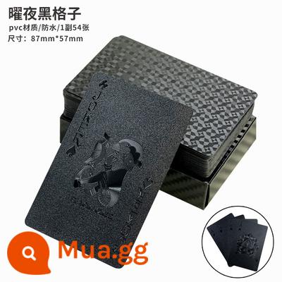 Vàng Poker Thẻ Bay Sáng Tạo Lưới Nhựa Nhựa PVC Đỏ Chống Thấm Nước Có Thể Giặt Thẻ Bay Đồ Chơi Trò Chơi Texas Cắt Hoa - Kẻ sọc đen Yaoye