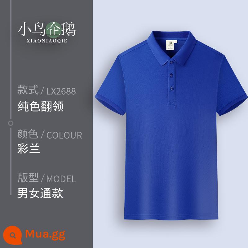 Quần áo làm việc tùy chỉnh T-shirt quần áo làm việc tùy chỉnh-thực hiện đội mùa hè cotton văn hóa quảng cáo áo POLO ngắn tay in LOGO - G Cailan