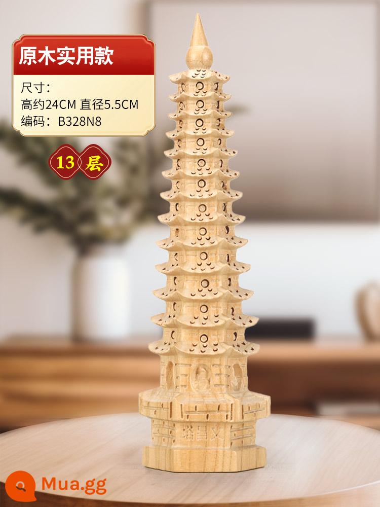 Tao Mu Wenchang Tower Swing Paper Pen Towers - (Ưu đãi đặc biệt cho gỗ) Tầng 13