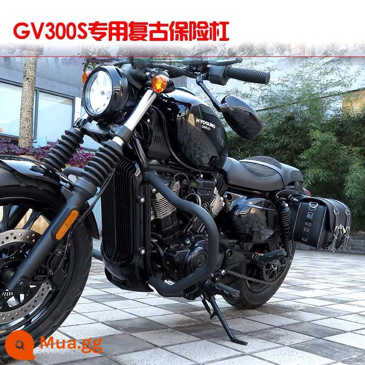 Thích hợp cho Qingqi Hàn Quốc Hyosung gv300s bên túi bên hộp đệm lưng ốp lưng trang bị thêm phụ kiện - Cản trước GV300S vàng/thời trang