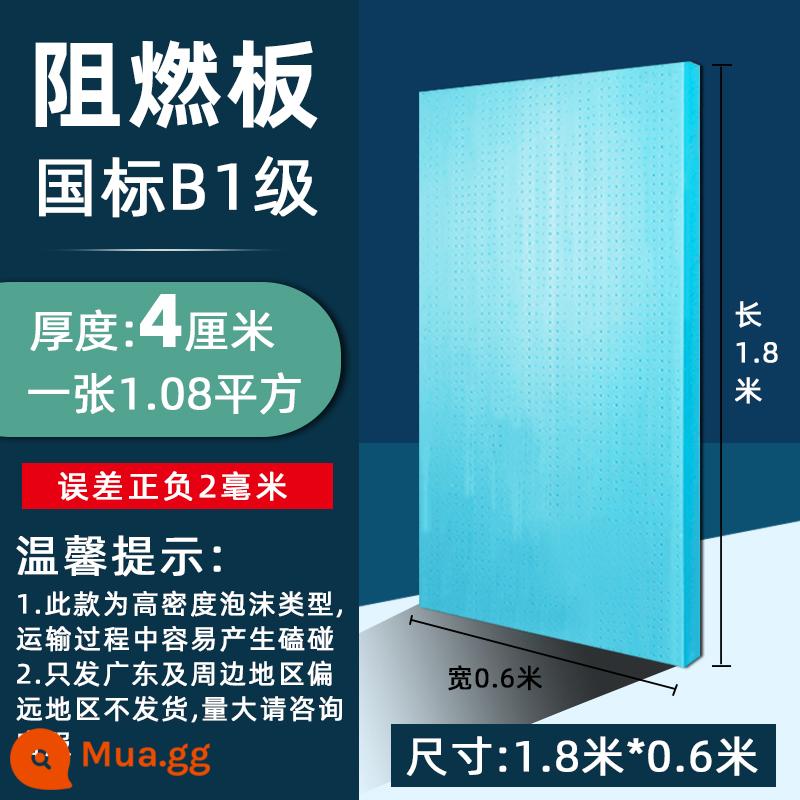 Tấm ép đùn tấm cách nhiệt mái nhà tấm chống cháy cấp b1 tấm cách nhiệt mật độ cao sưởi ấm sàn tấm ép đùn xps không thấm nước 5 cm - Tấm chống cháy tiêu chuẩn quốc gia B1 dày 40mm