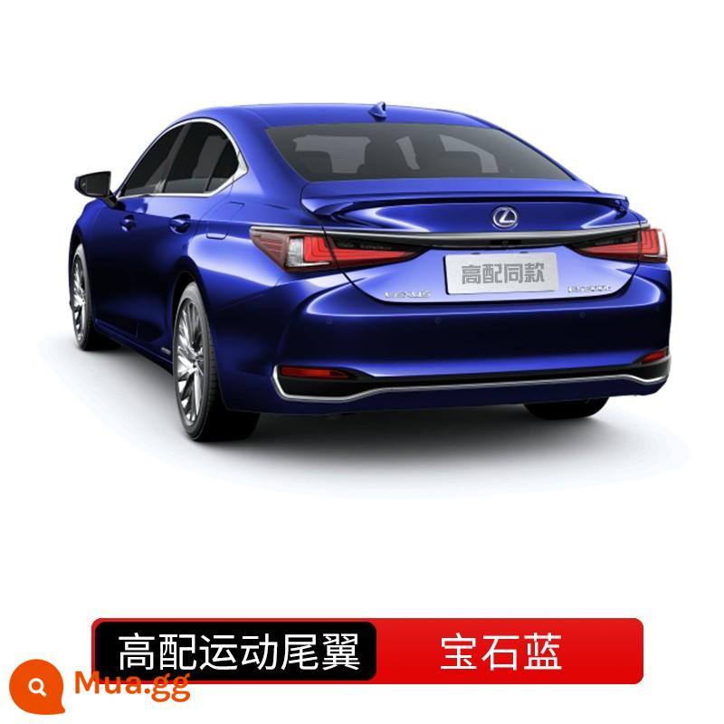 Thích hợp cho Lexus ES200 mới cánh sau es260 sửa đổi ES300h mẫu nguyên bản trang trí cánh sau thể thao cao cấp - Cánh gió sau thể thao cao cấp 18-23ES [sơn màu xanh sapphire—keo thông thường]