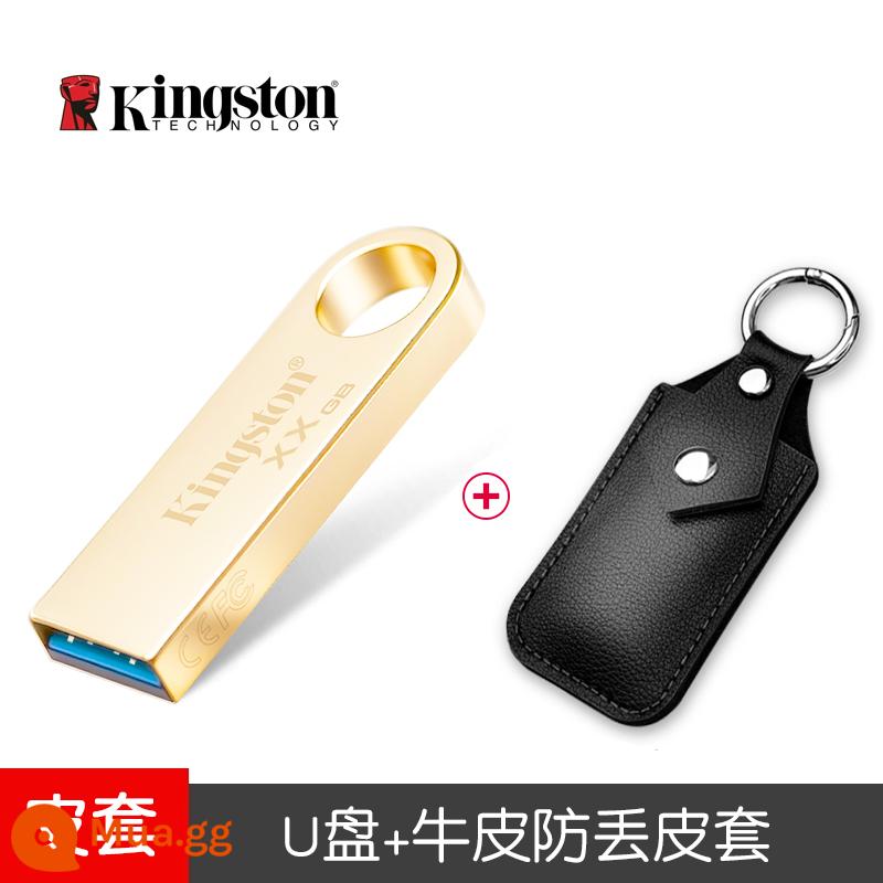 Kingston Ổ Đĩa Flash USB 64G Có Hộp Quà Tặng Tùy Chỉnh Khắc Logo Quà Tặng Đèn LED USB Công Ty Tặng Bộ Đĩa hộp Đóng Gói - Bao da bò KingstonDTSE9G3+ chính hãng