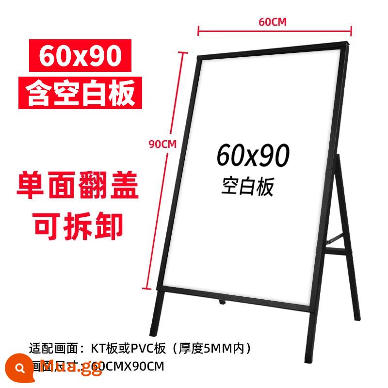 Tuyển dụng ngoài trời biển quảng cáo trưng bày thẻ kt bảng trưng bày đứng poster quảng cáo trưng bày đứng đứng sàn đứng - Nâng cấp - kệ lật một mặt 60x90 + 1 bộ bảng trắng