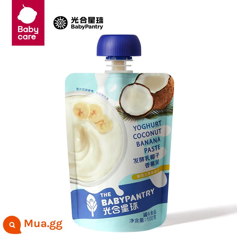 [99 nhân dân tệ để có được 6 cái] babycare baby snack hành tinh quang hợp bánh quy đường đậu hòa tan dành cho trẻ em - Sữa chua chuối dừa xay nhuyễn 100g