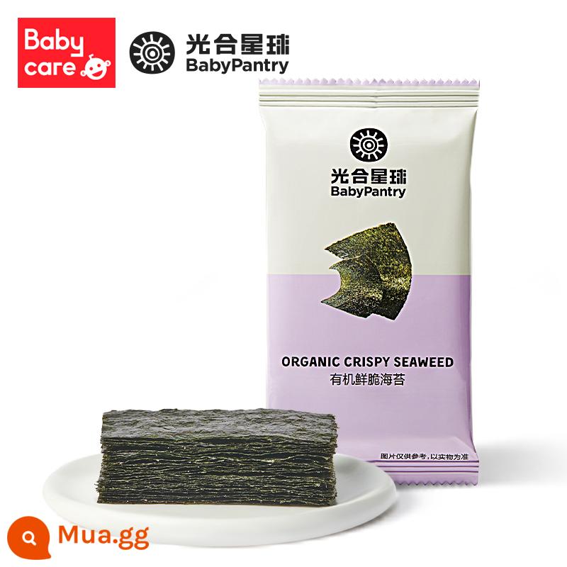 [99 nhân dân tệ để có được 6 cái] babycare baby snack hành tinh quang hợp bánh quy đường đậu hòa tan dành cho trẻ em - Rong biển giòn 12g