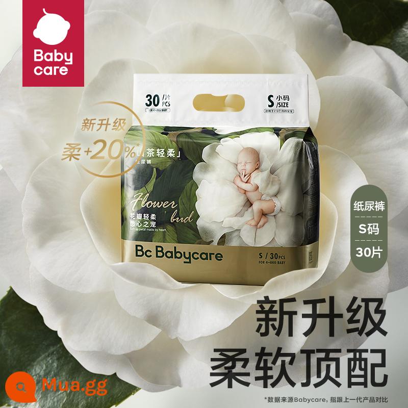 babycare camellia soft tã tã trẻ sơ sinh siêu mỏng thoáng khí kích thước nhỏ tùy chọn - S