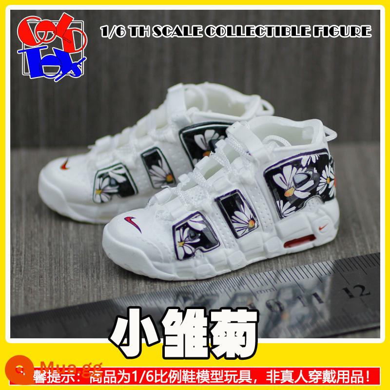 Hợp thời trang Handmade Sneakers Model Stereo Model Mini Shoes Pippen Series Trang trí quà tặng [Mẫu Zhongshan] - nâu nhạt