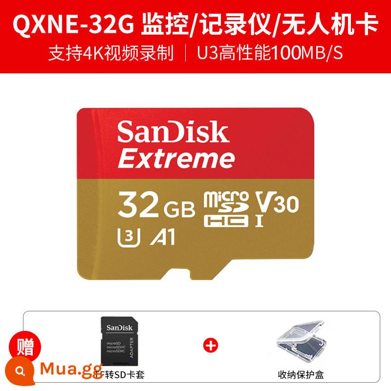 Thẻ Nhớ 64G Ống Kính Chụp Ảnh Giám Sát SanDisk SD Tốc Độ Cao Máy Bay Không Người Lái Fat32G Lái Xe Đầu Ghi Lưu Trữ Thẻ TF - Thẻ tốc độ cao 32G ✔[Dành riêng cho camera giám sát/máy bay không người lái/cam hành động]