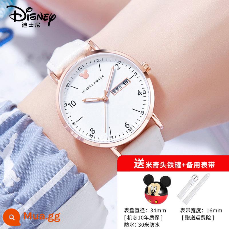 Đồng hồ Disney nữ học sinh cấp 2 nữ sinh cấp 3 2022 nữ cơ khí mới đặc biệt dành cho trẻ em và bé gái - Phiên bản hộp thiếc-hộp quà giới hạn của Disney