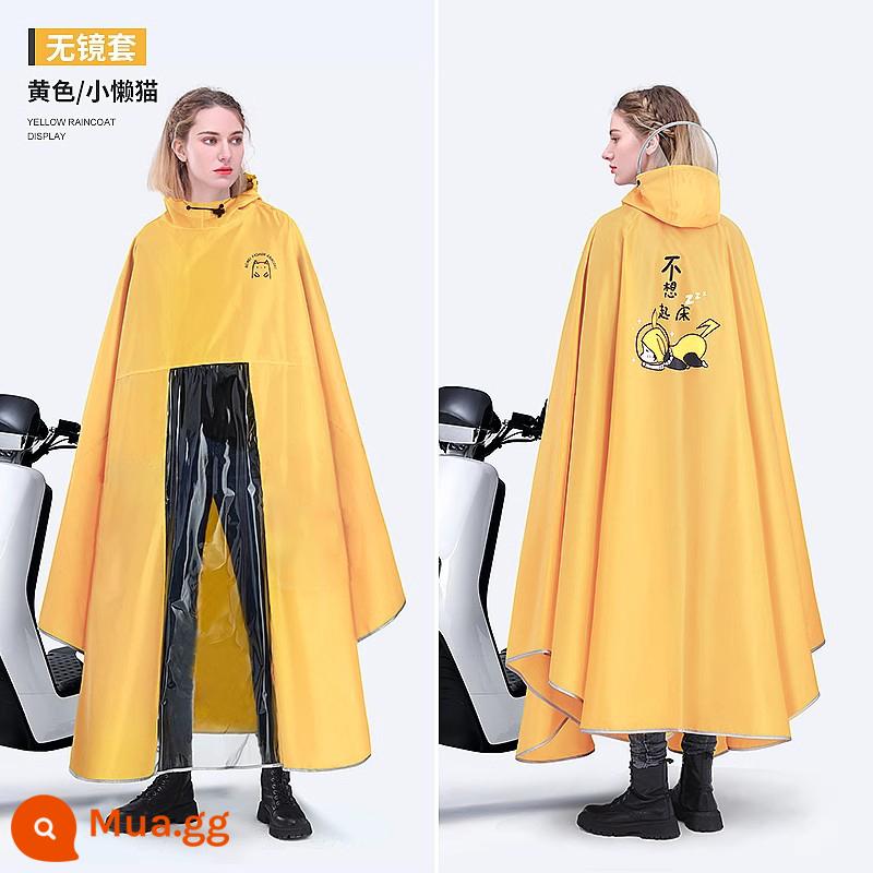 Áo mưa đặc biệt dành cho xe điện mới của Beimei để tránh mưa lớn, áo poncho mùa đông cho xe điện số 9 dày và rộng cho nam và nữ - 4XL Mirrorless-Cam mèo