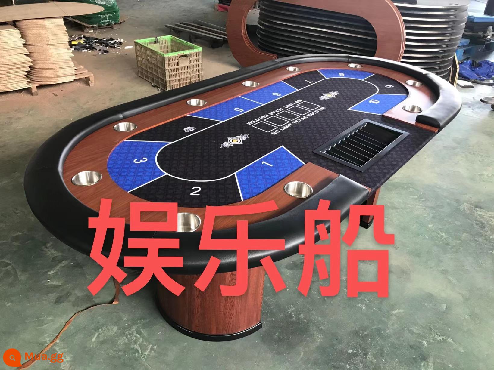 2022 Bàn Texas Hold'em Người sói giết chết Bàn Baccarat Bàn xoay Bàn Blackjack Có thể được tùy chỉnh - Kích thước màu xanh 240*120 cm