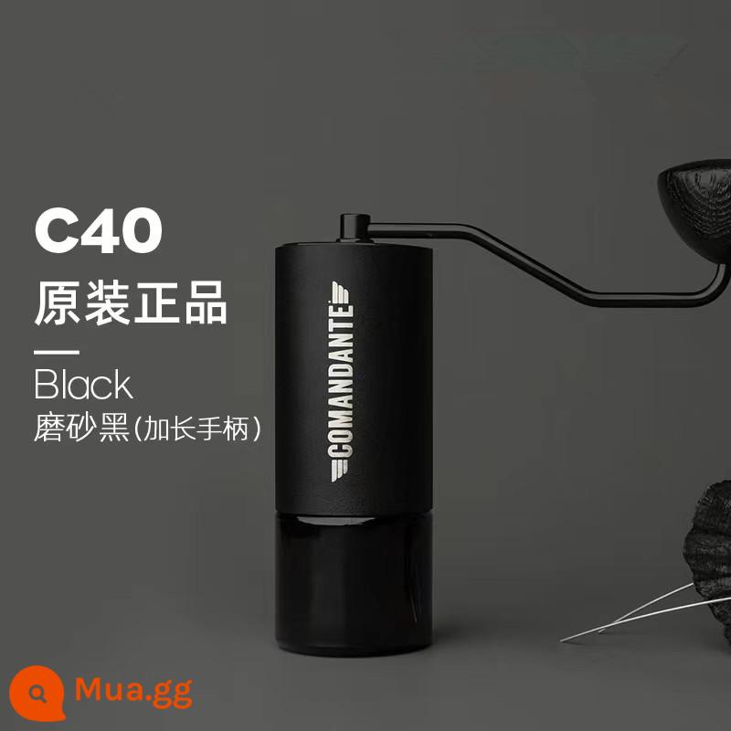 SF miễn phí vận chuyển Đức chỉ huy comandante C40MK4 High -nitrogen Steel Coffee Sản phẩm đơn - MK4 màu đen mờ còn hàng + tay cầm lớn, cọ tùy chỉnh + máy thổi khí