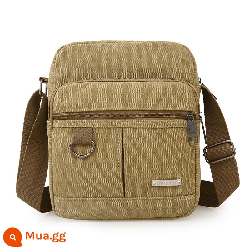 Túi đựng túi đựng túi nam Túi đeo vai Hàn Quốc Túi Men Baginent Business Bag Crossbody Túi nhỏ Túi ba lô Backpack Túi nam - Khaki